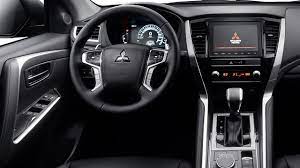 Interior of Mitsubishi Pajero sports 