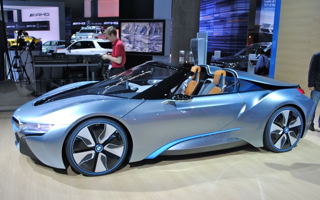 The exterior design of the BMW i8