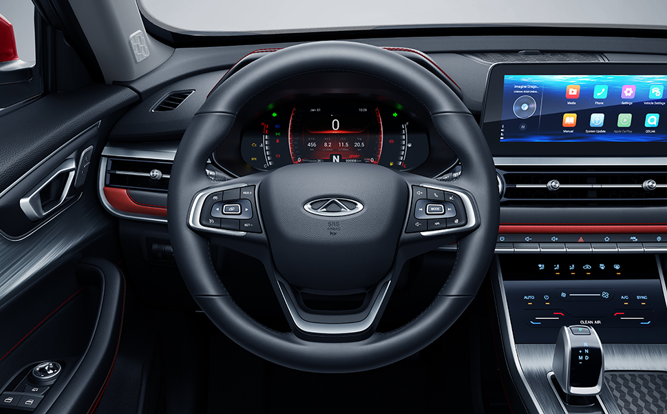 The interior design of Chery Tiggo 4 Pro Car