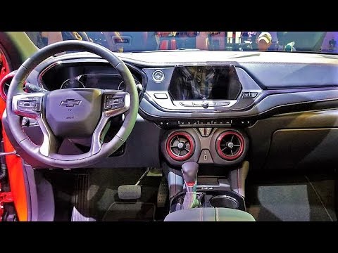 The interior design of the Chevrolet Blazer