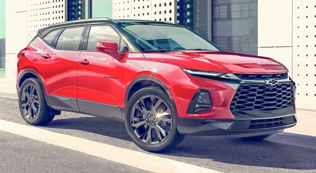The exterior design of the Chevrolet Blazer